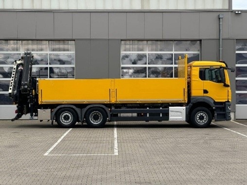 021 MAN TGS 26.430 - 6x2 - Valník + HRFASSI F235 – EURO 6 - 8