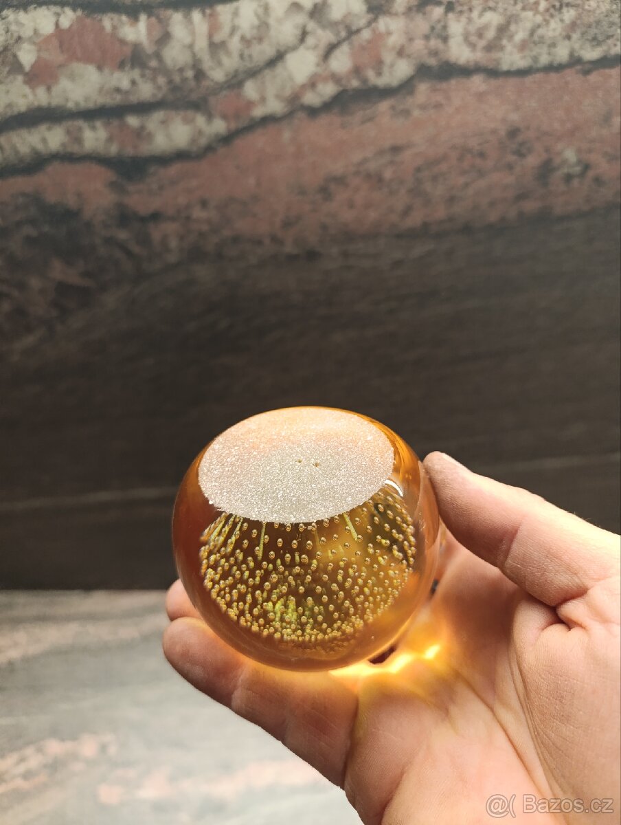 Váza hutní sklo ÚUŘ Praha sklárna Škrdlovice - 8