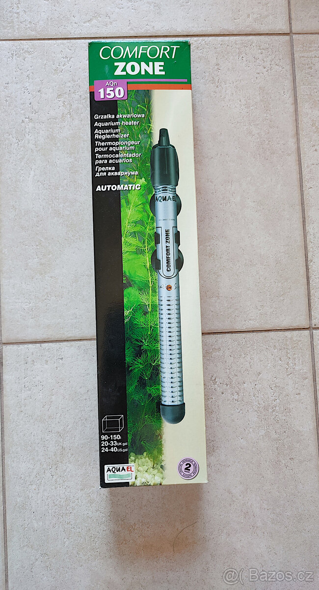 Akvárium cca 100x40x30cm + topení+příslušenství - 8