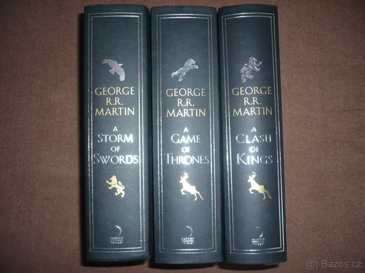 Kolekce ilustrovanych knih Hry o Truny Game of Throne v ang - 8