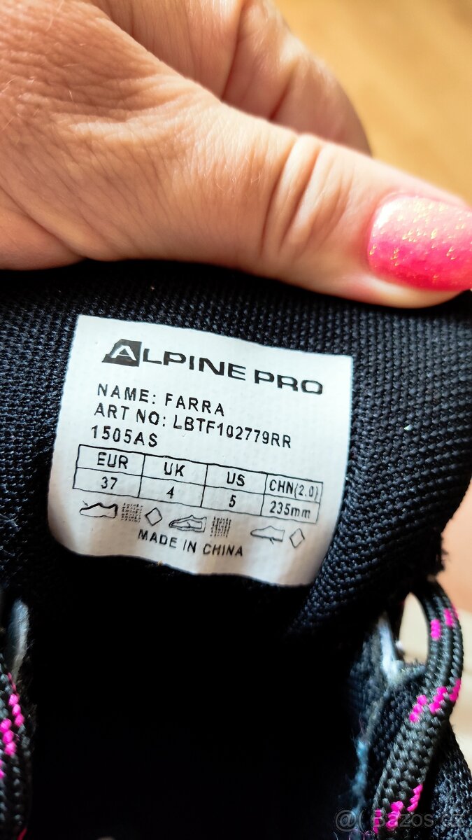 Dámské outdoorové boty Alpine pro - 8