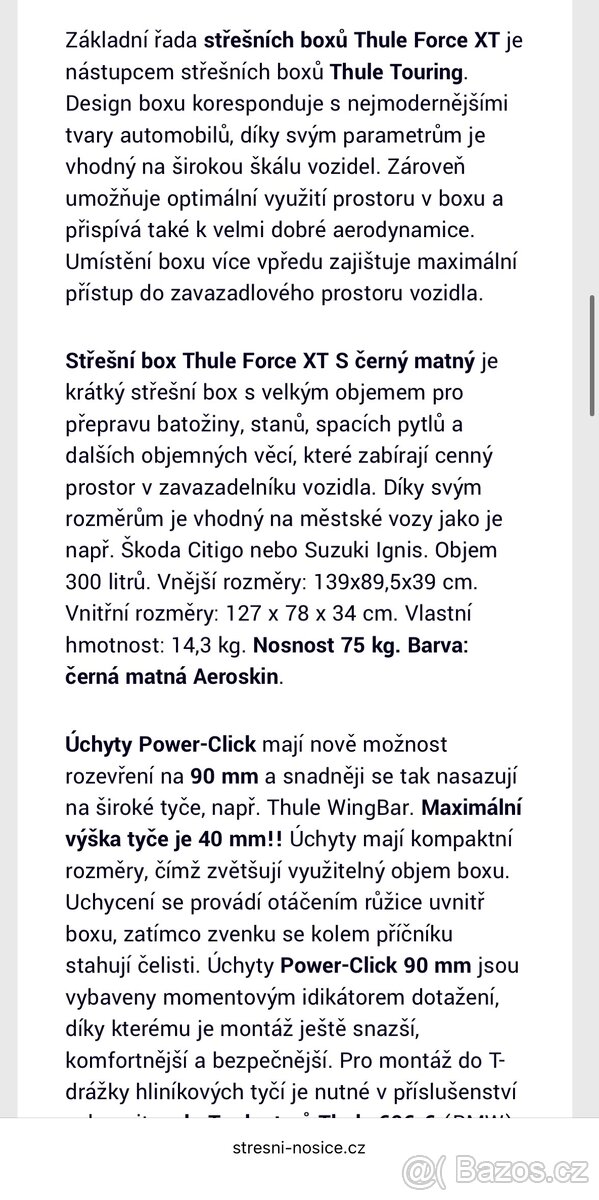 Thule force xt S / truhla box rakev - 8