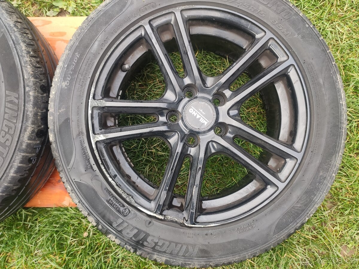 Prodám 4x kola na Fabia 1 - 8