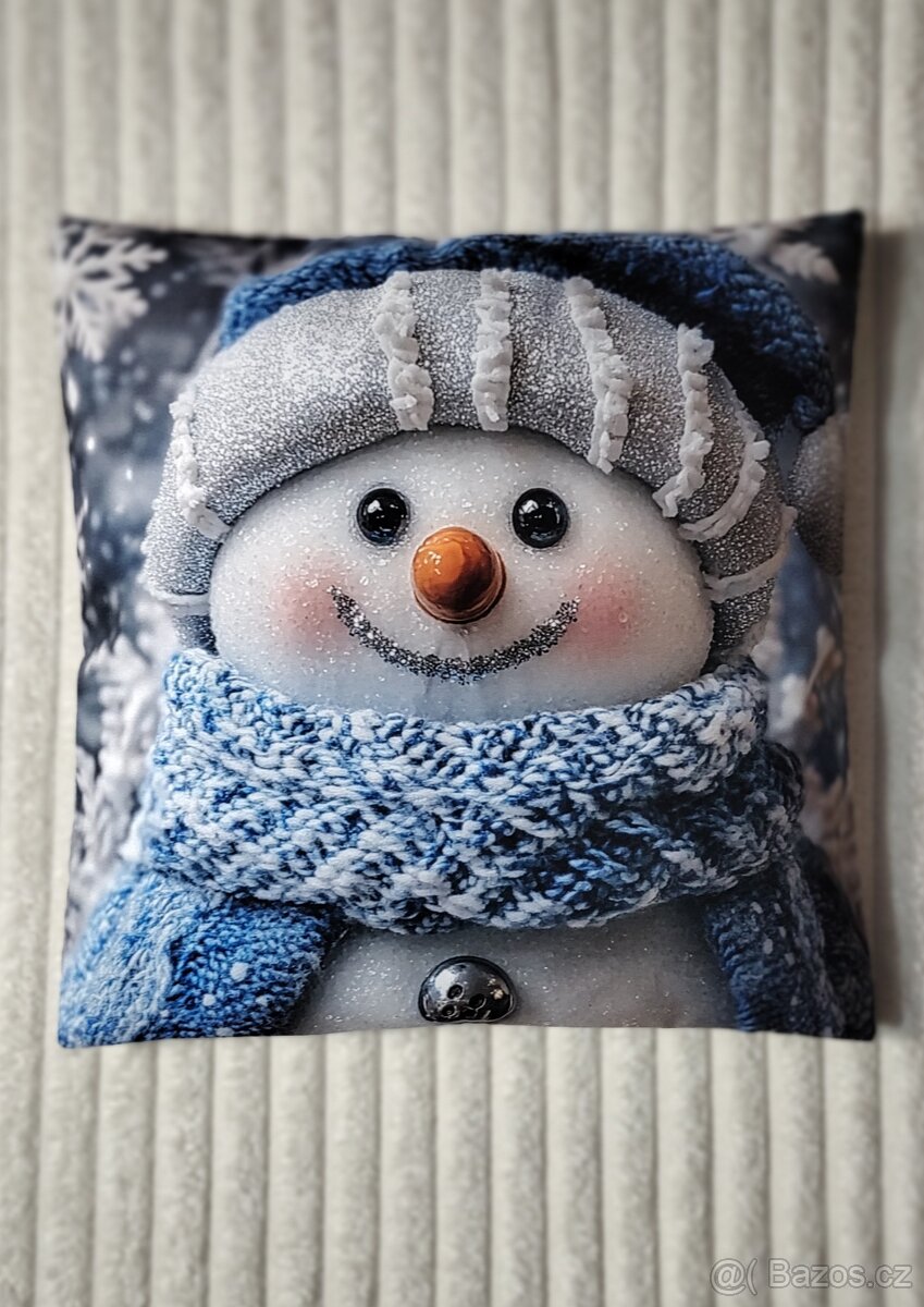 4x "Vánoční" povlak na polštář 45x45 cm - 8