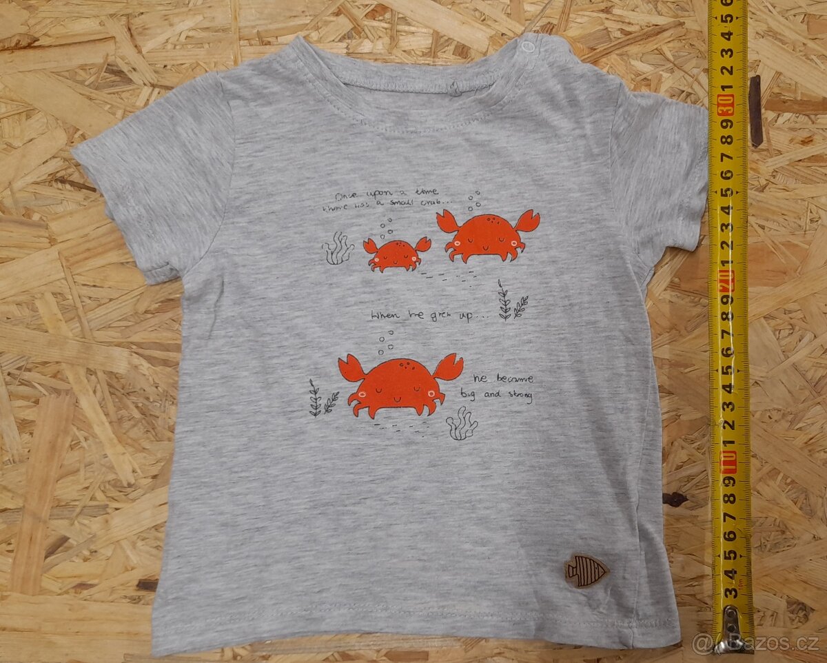 Trička s kr. rukávem vel. 74, 80 a 86 - 8