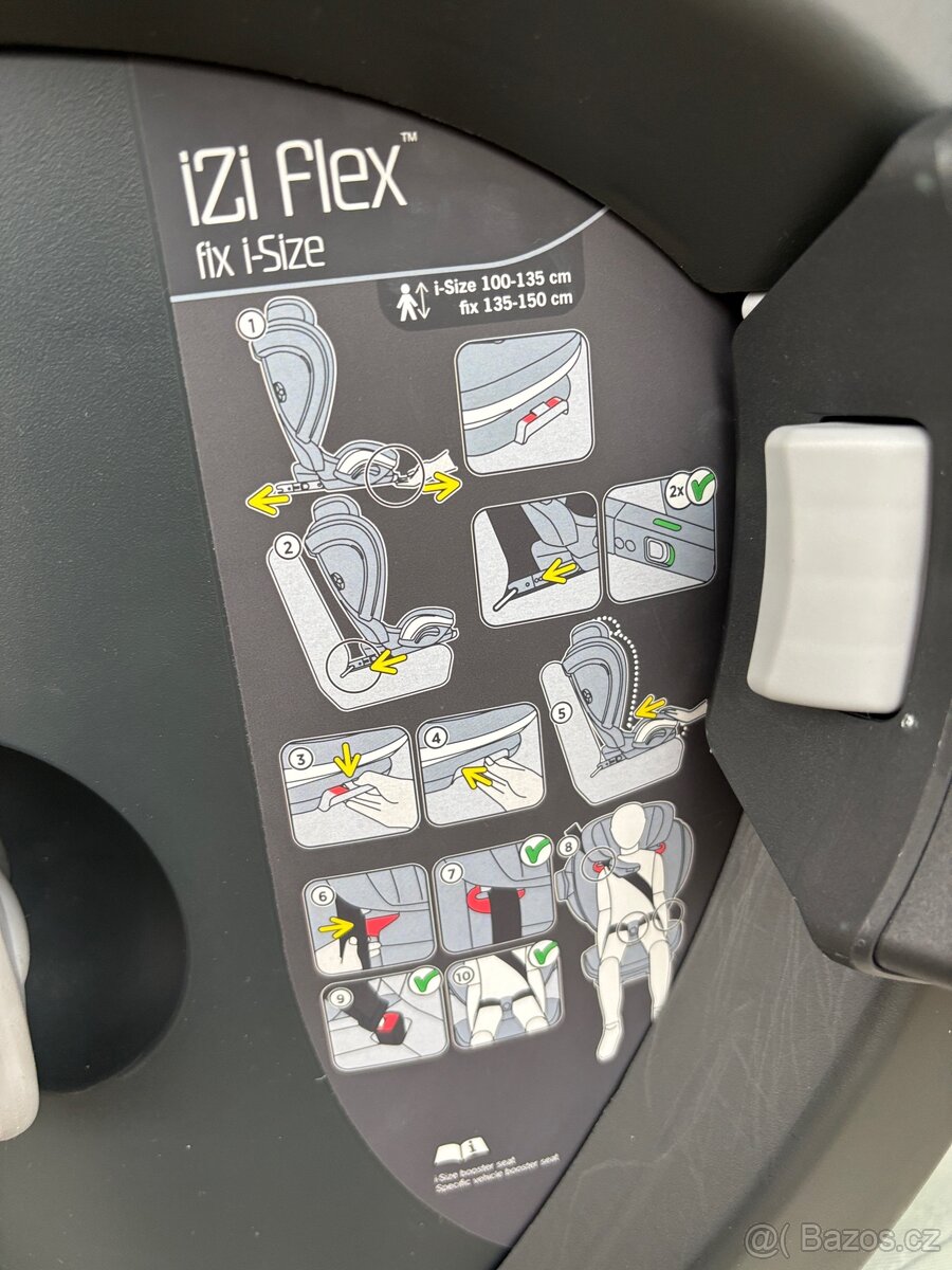 Autosedačka BESAFE iZi Flex FIX i-Size sea green mélange - 8