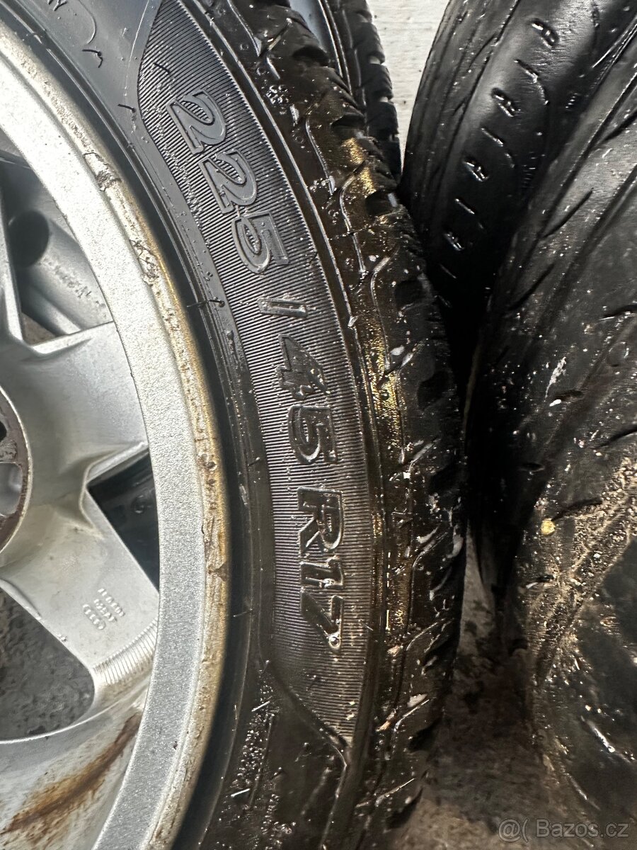 Kola s pneu 225/45r17 AUDI R17 original 5x112 7.5j - 8