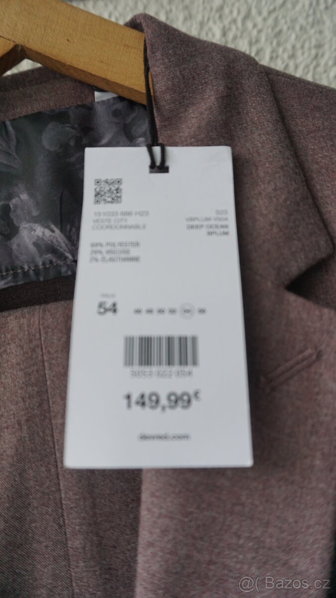 Nový dvoudílný pánský oblek zn. Devred - 8