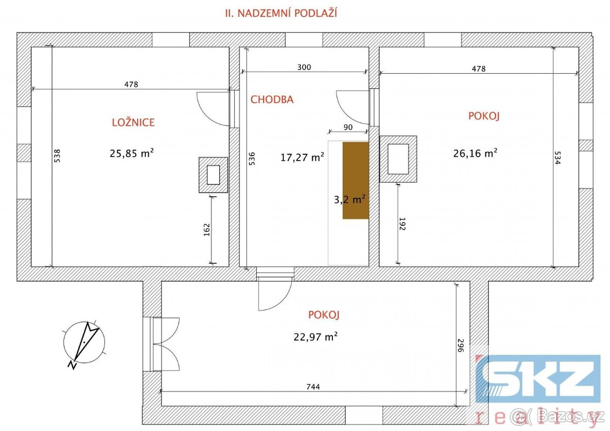Rodinný dům 6+kk se zahradou v Jiříkově, okr. Děčín - 8