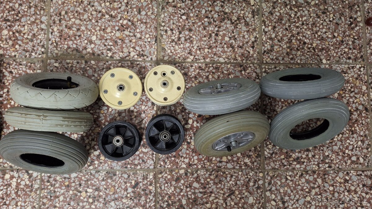 Pneu, plášte, duše na invalidní vozík - 8