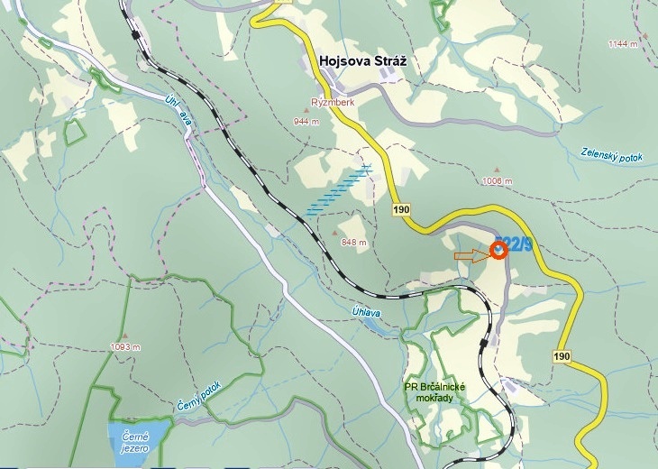 Prodej pozemků 4029 m2 v k.ú. Hojsova Stráž - 8