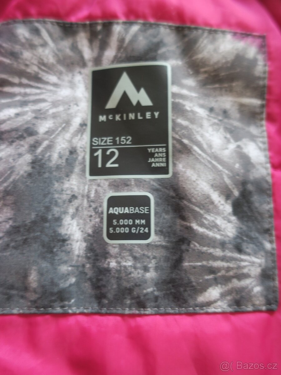 Lyžařská bunda, vodní sl.5000, zn. McKinley vel. 152 - 8