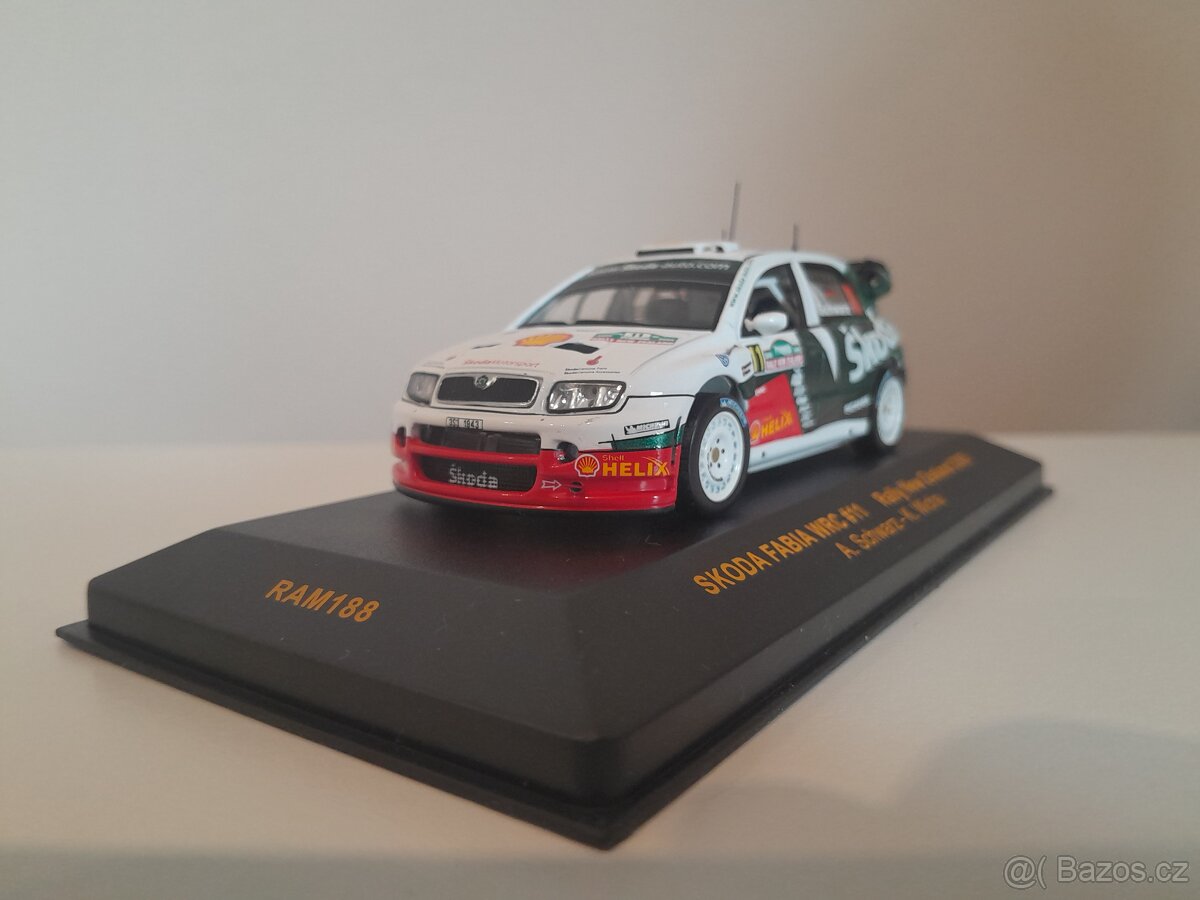 model ŠKODA FABIA WRC IXO RAM196 RAM136 RAM172 RAM188 - 8