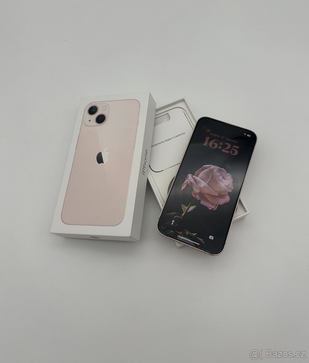 iPhone 13 128GB Pink + ZÁRUKA - 8