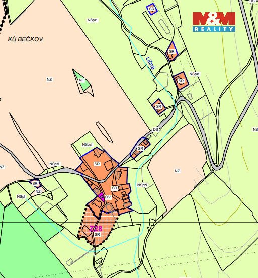 Prodej zahrady, 1039 m², Bernartice - 8