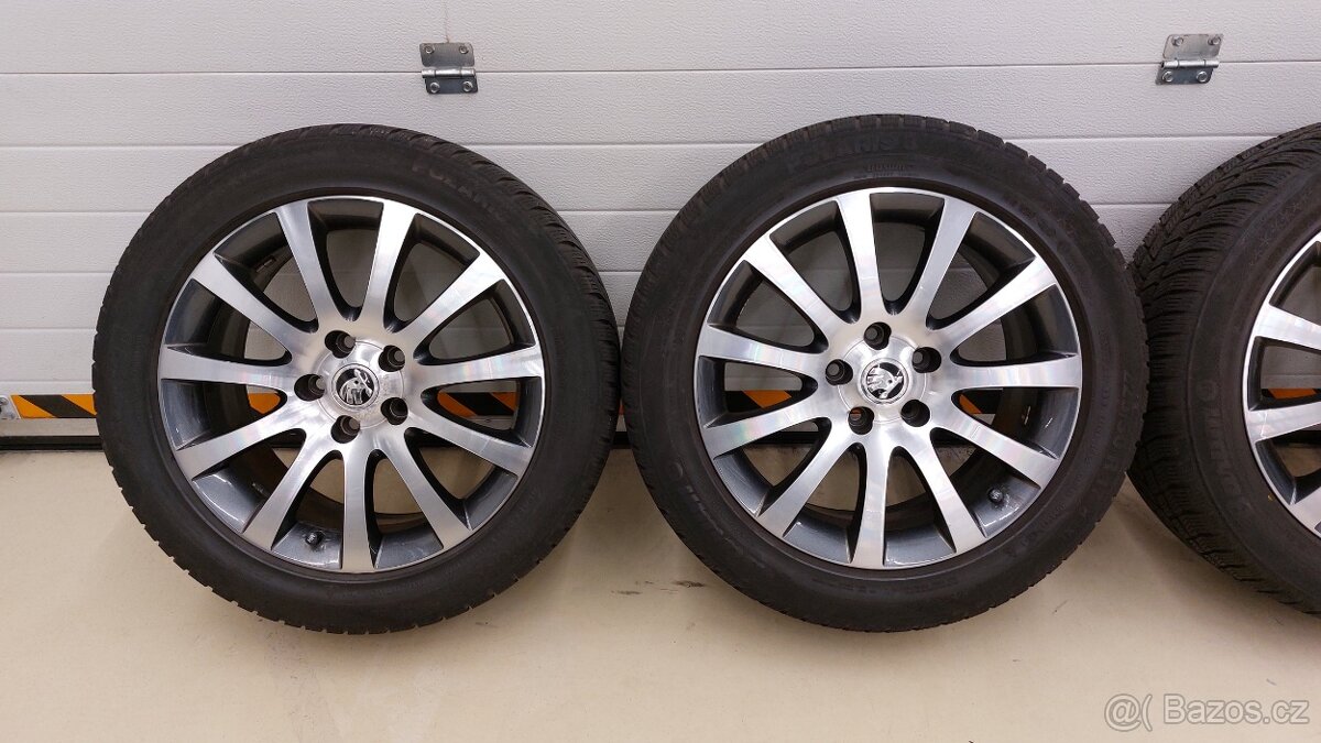Alu kola Škoda R17 5X112 ZIMNÍ PNEU 225/50 R17 ANNAPURNA - 8