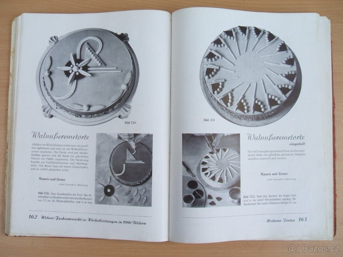 Weberova vysoká cukrářská škola-unikátní německá kniha - 8