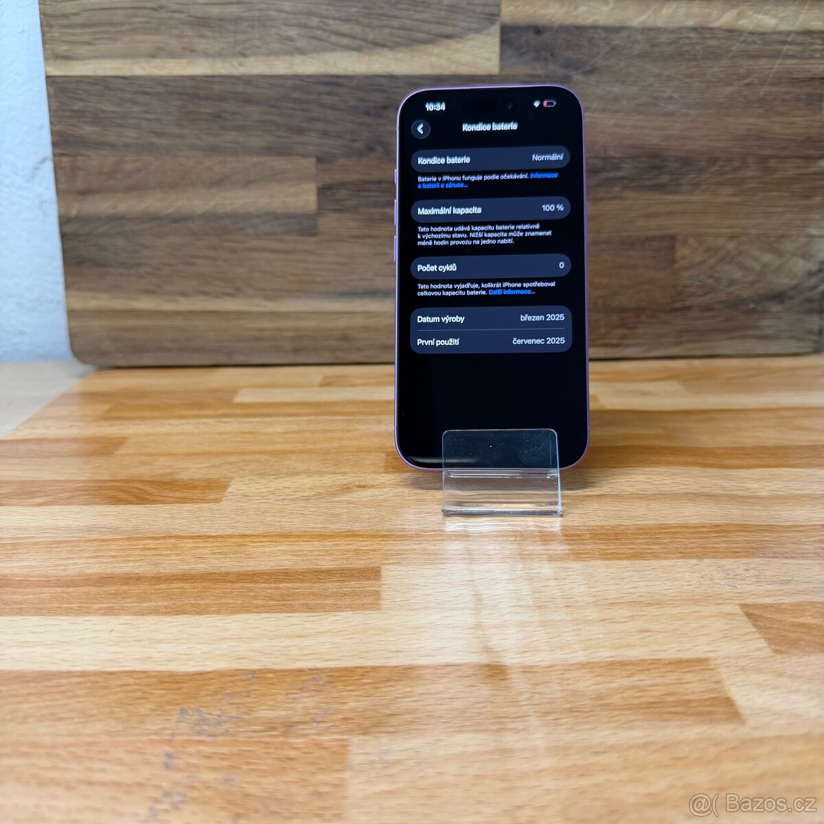 IPhone 16 128GB, pink, 100% baterie, eSIM (záruka) - 8