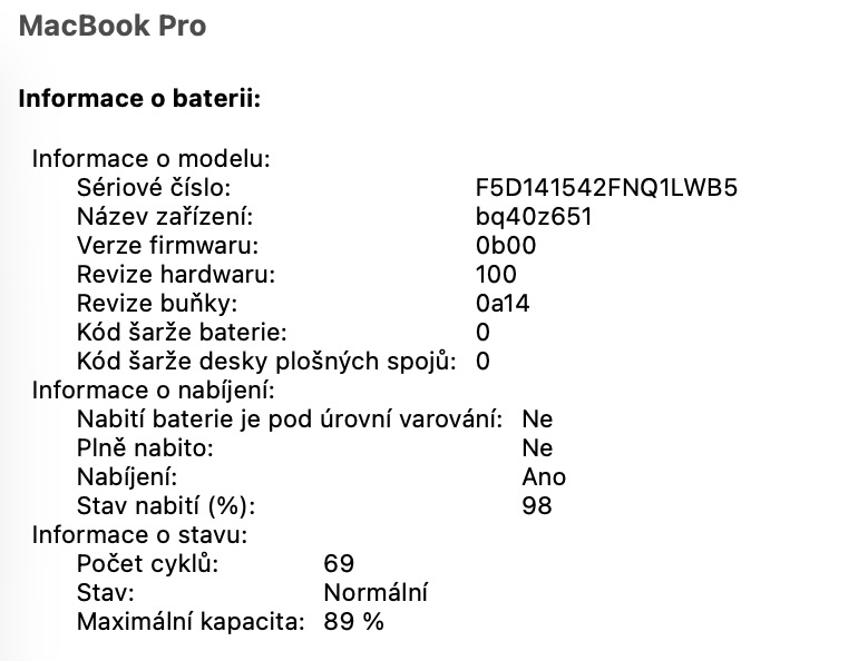Prodej MACBOOK PRO 16 2021, SSD 4TB, 32GB, Apple M1 MAX - 8