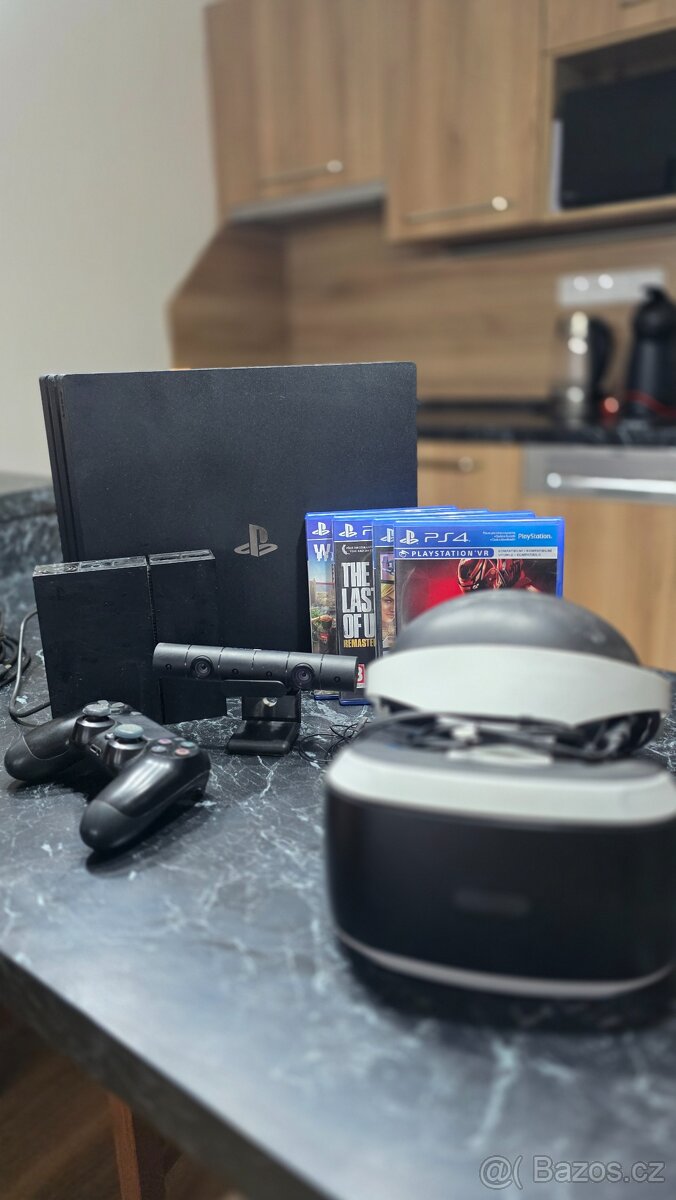 Playstation 4 Pro 1TB + PS VR1 + PLAYSEAT + LOGITECH G29 - 8