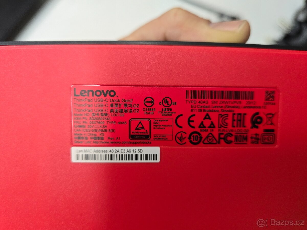 Lenovo příslušenství k notebooku (dok. stanice, nabíječka) - 8