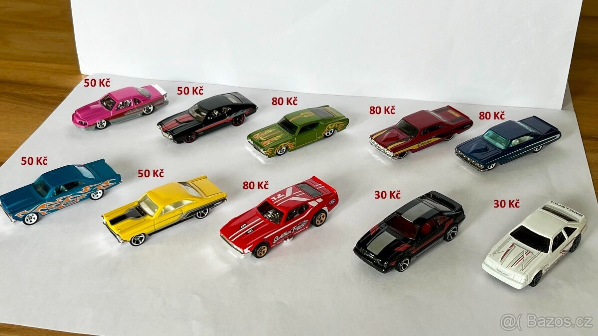 Hot Wheels - rozbalené, nehrané... - 8