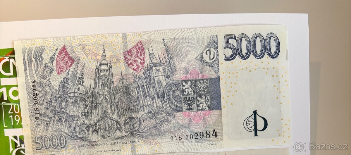 Výroční 5000kč - 8