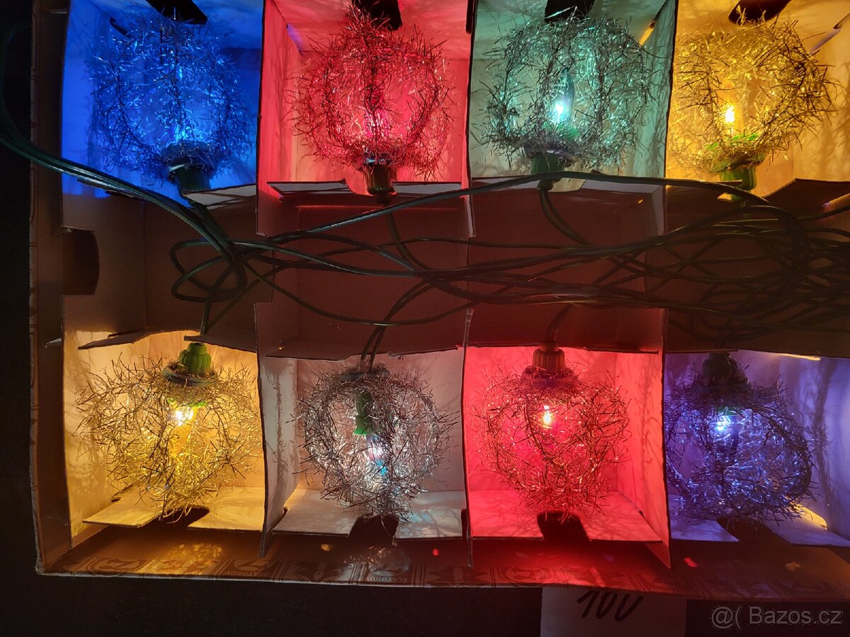 Retro vánoční osvětlení 100 - 8