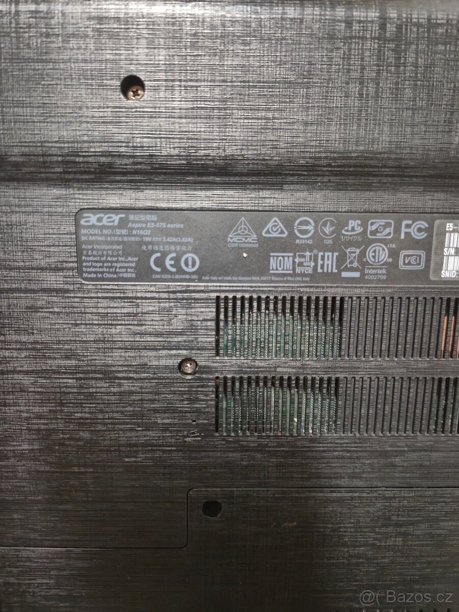 Notebook Acer E5-575 - 8