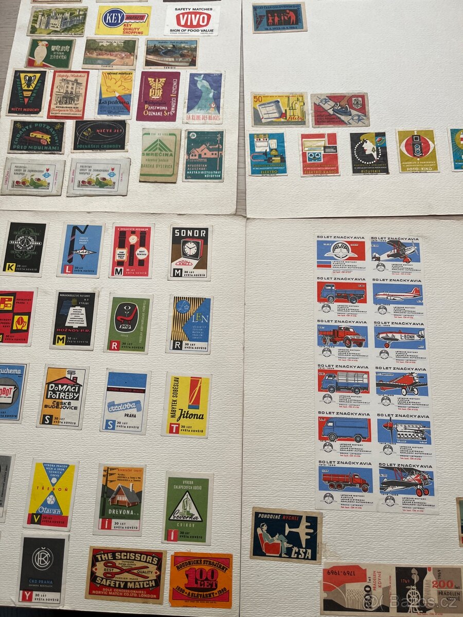 Staré zápalkové nálepky - 8