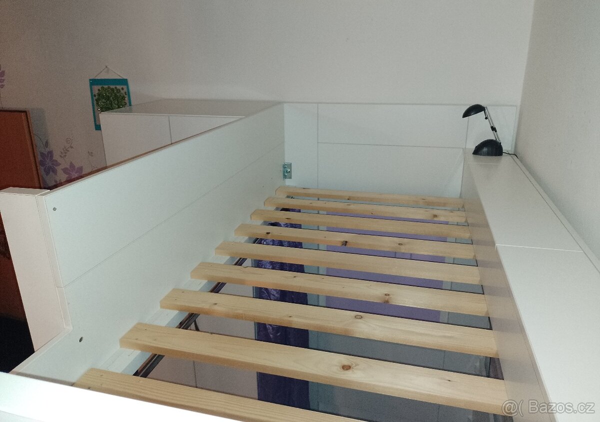 Poschoďová postel se skříní - 8