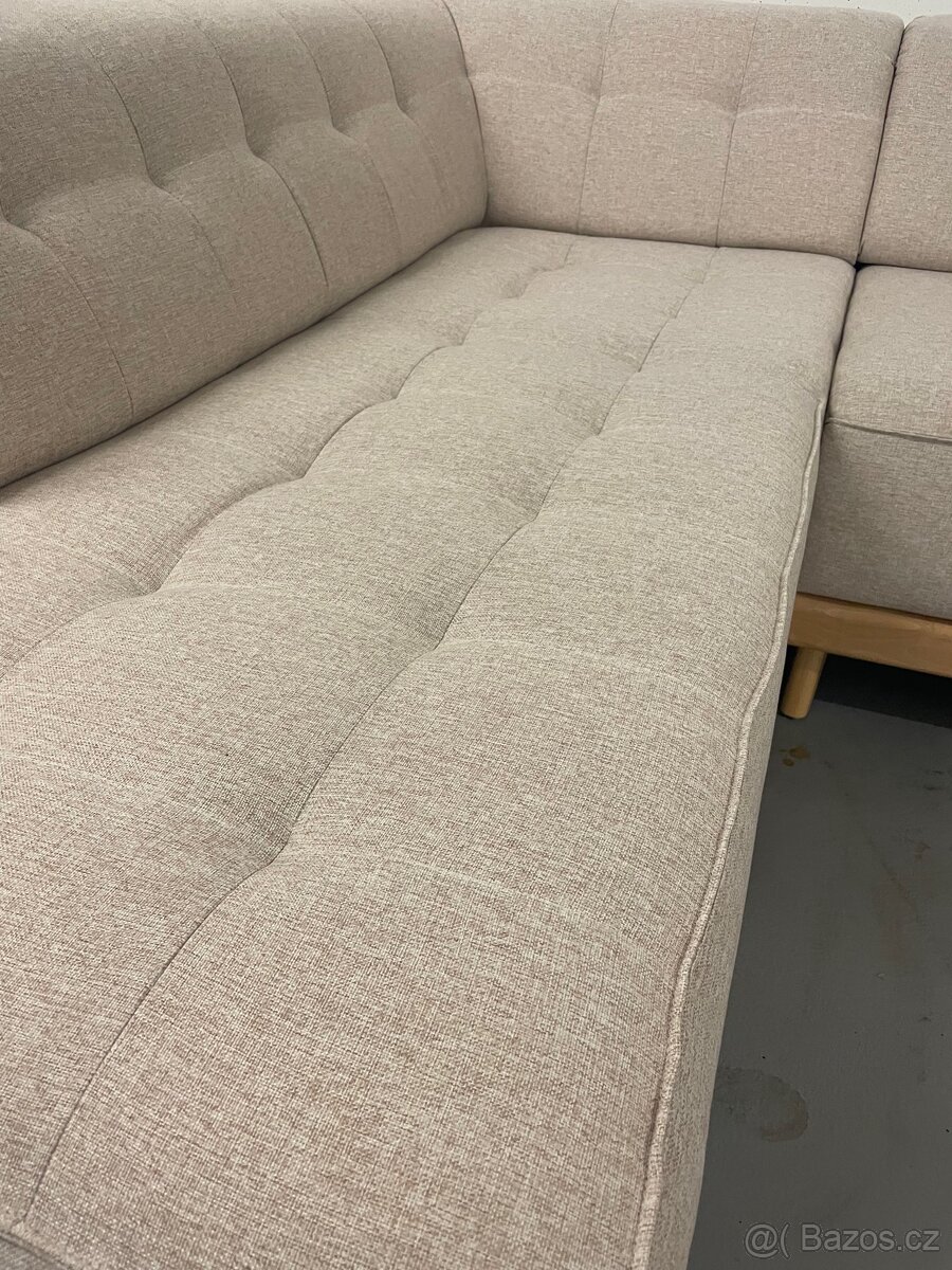 Béžová pohovka Daisy - 8