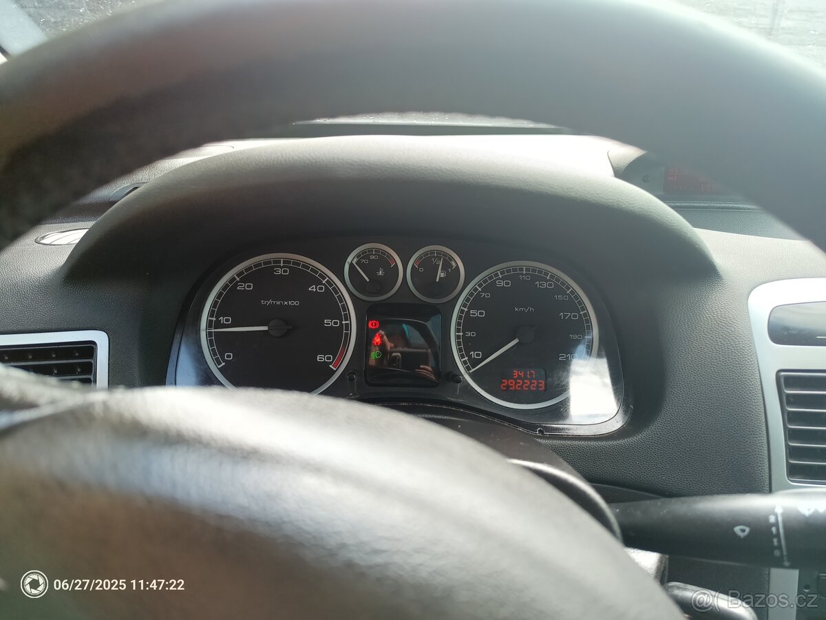 Peugeot 307 SW 1.6 HDI, 80 kW – klimatizace, panorama - 8