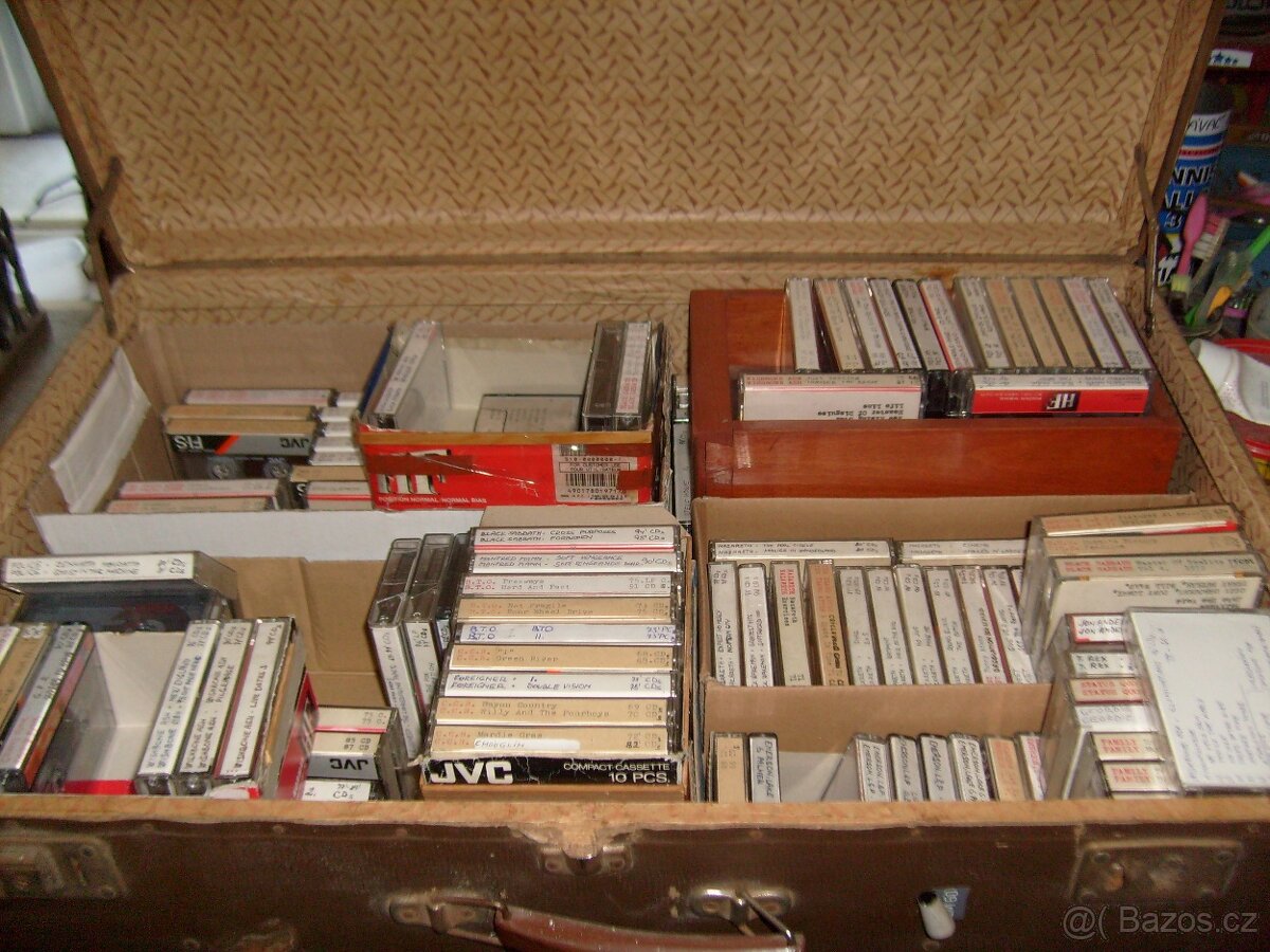 Kazety JVC, TDK, SONY, MAXELL a další. - 8