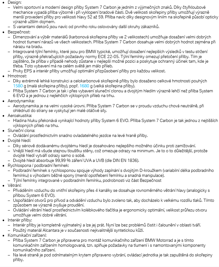 Přilba BMW 7 karbon Spektrum (vel. 58/59 ECE) - 8