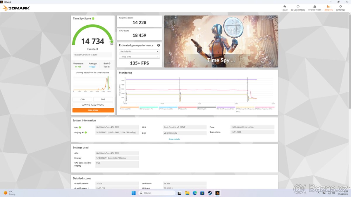 Herní PC/Intel Core Ultra 7/ARC B580 12GB/32GB RAM/1TB NVMe - 8