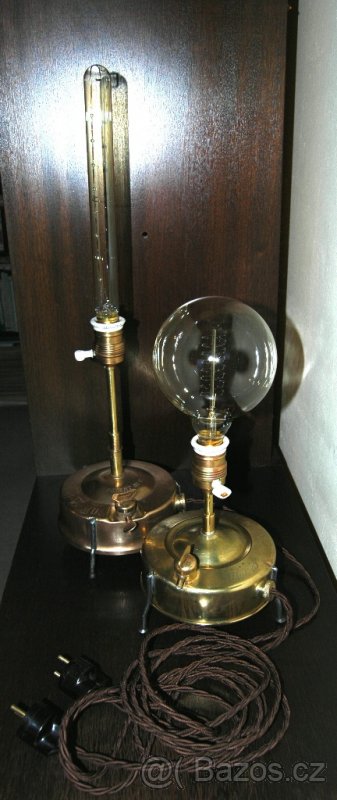Dlouhý,Široký a Bystrozraký - 3x stolní lampa original - 8