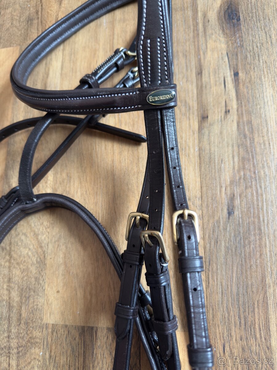 Uzdecka Euroriding full hneda - 8