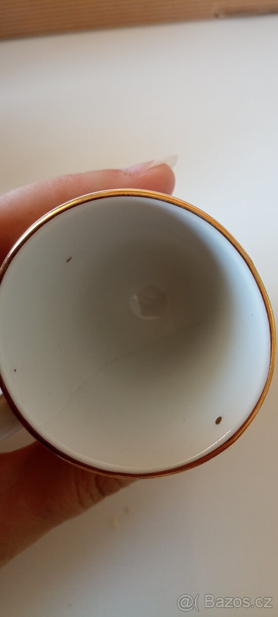 Sběratelské retro panáky pepřenka a slánka Becher liquer - 8