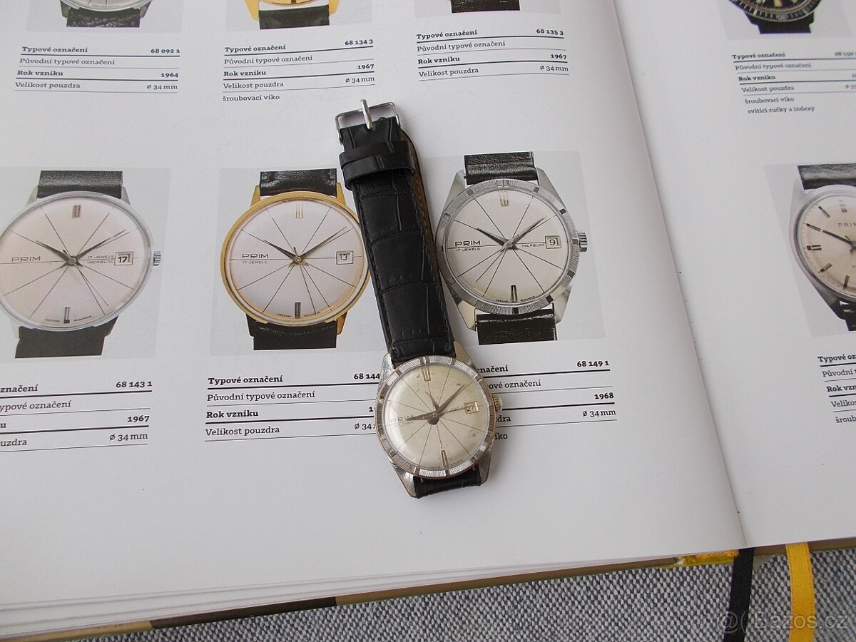 vzacne funkcni hodinky prim diplomat rok 1968 rare typ - 8