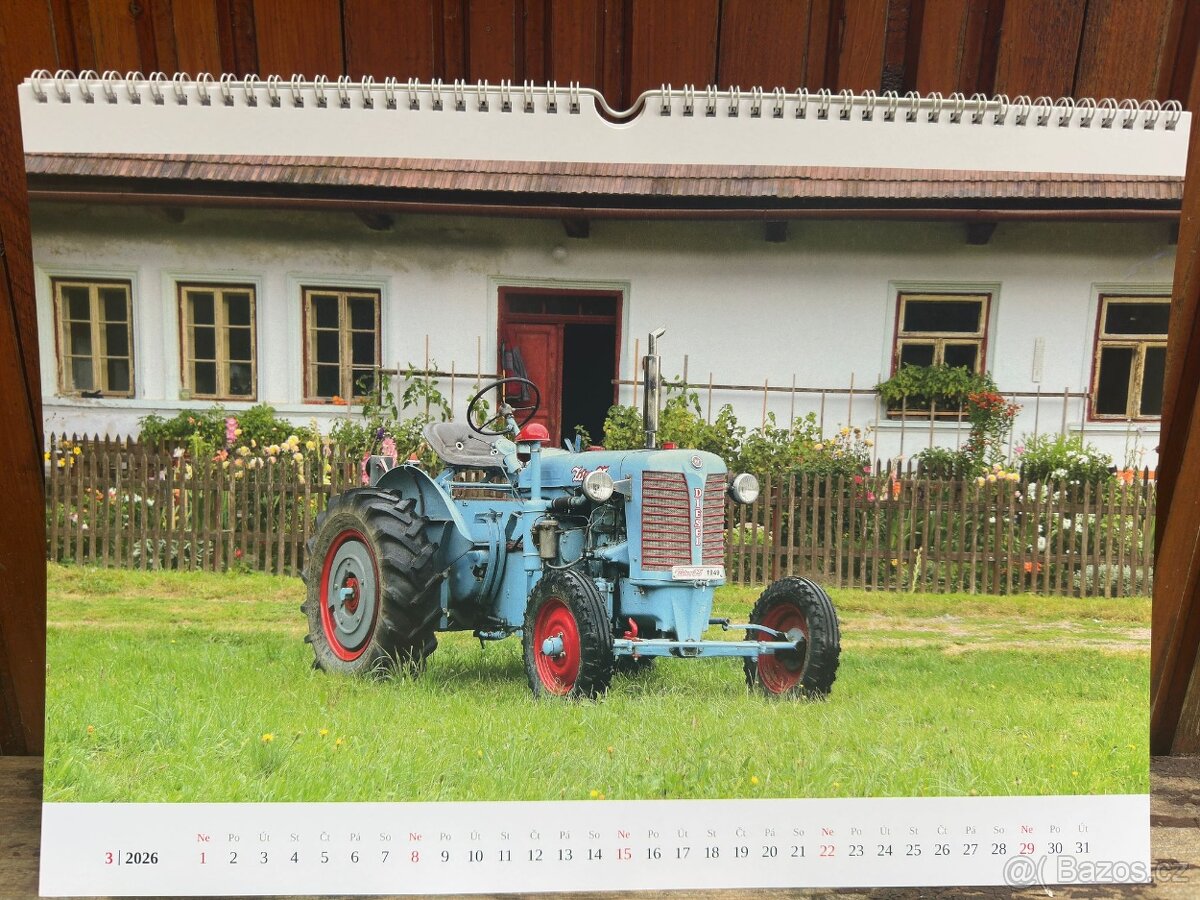 Kalendáře s traktory Zetor na rok 2026 - 8