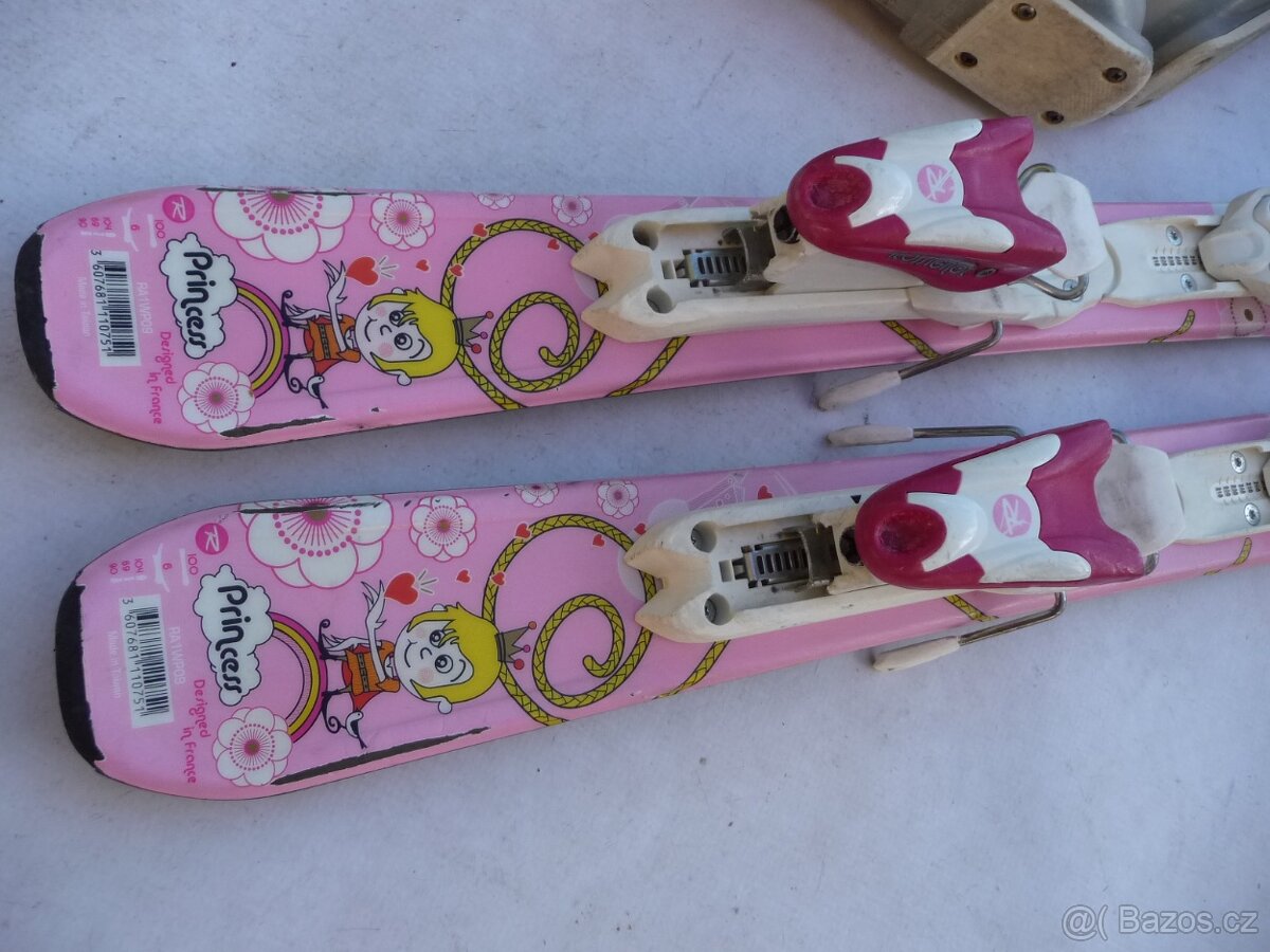 341. Detske lyže ROSSIGNOL - 100cm + boty LANGE 32 eu SET - 8