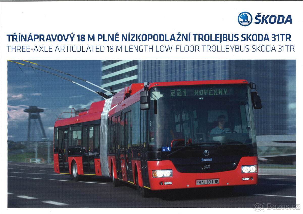 Prospekty - Trolejbusy Škoda 1 - 8