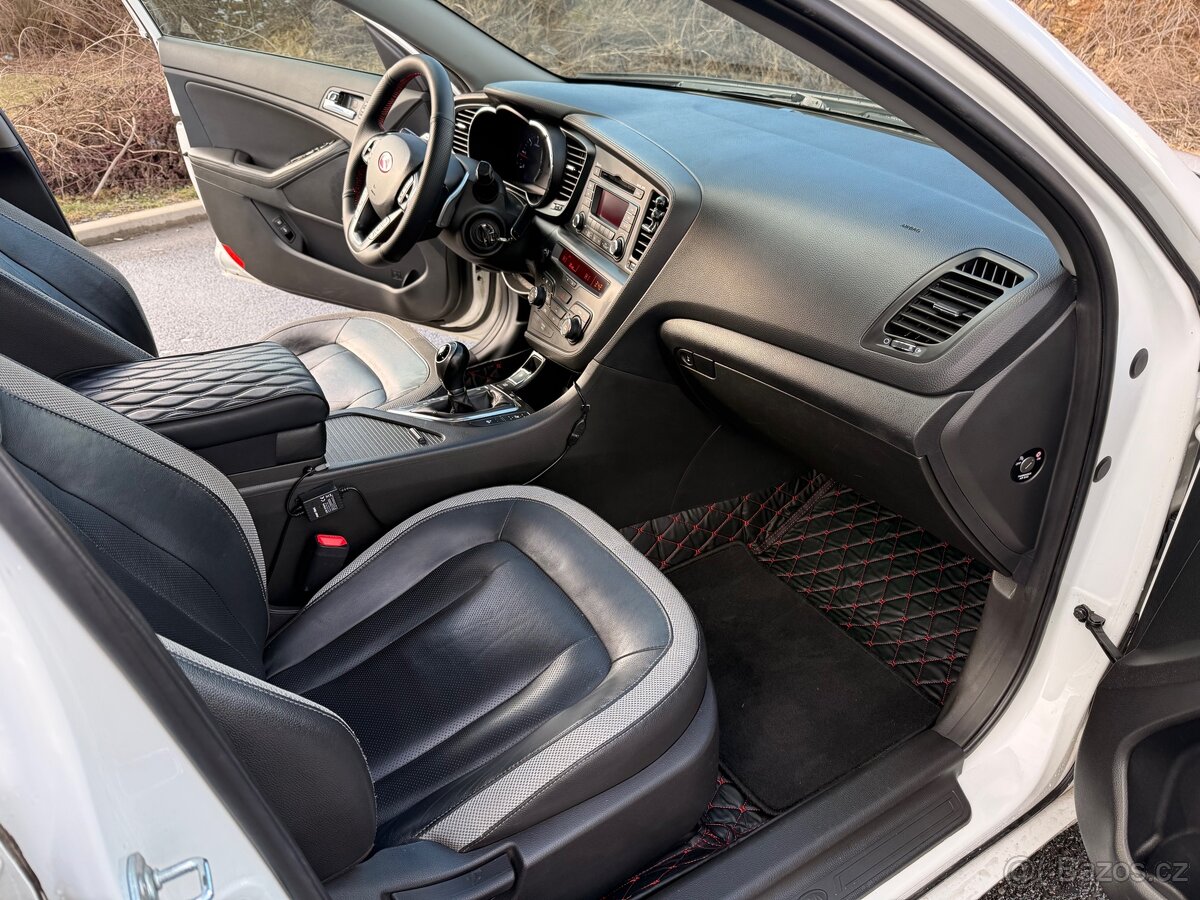 KIA Optima 1.7 CRDi – bílá perleť, nová STK, servisovaná - 8