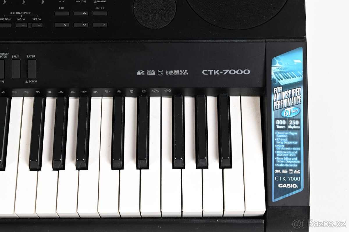 Klávesy Casio CTK-7000 - 8