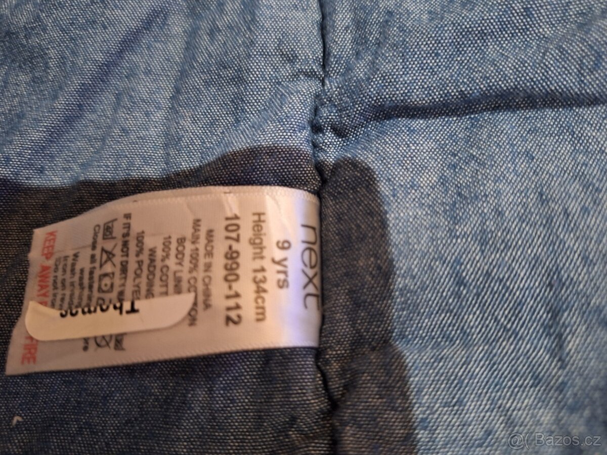 chlapecká bunda značky next, vel. 9let (1354cm) - 8