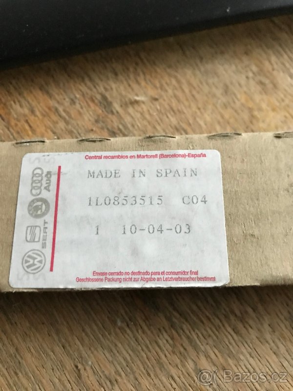 seat lišta mřížka spojler plasty - 8