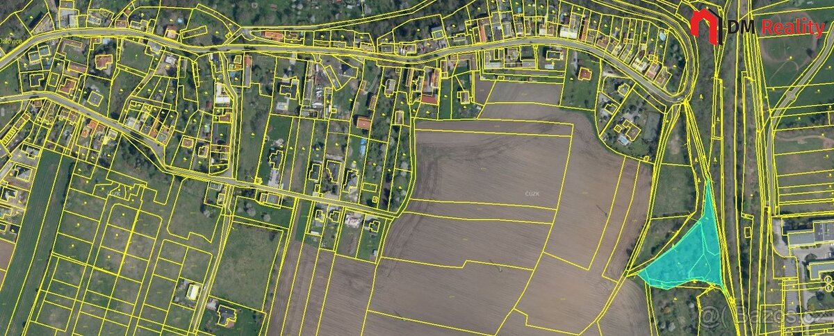 Prodej zahrady 5231 m2, Dalovice - 8