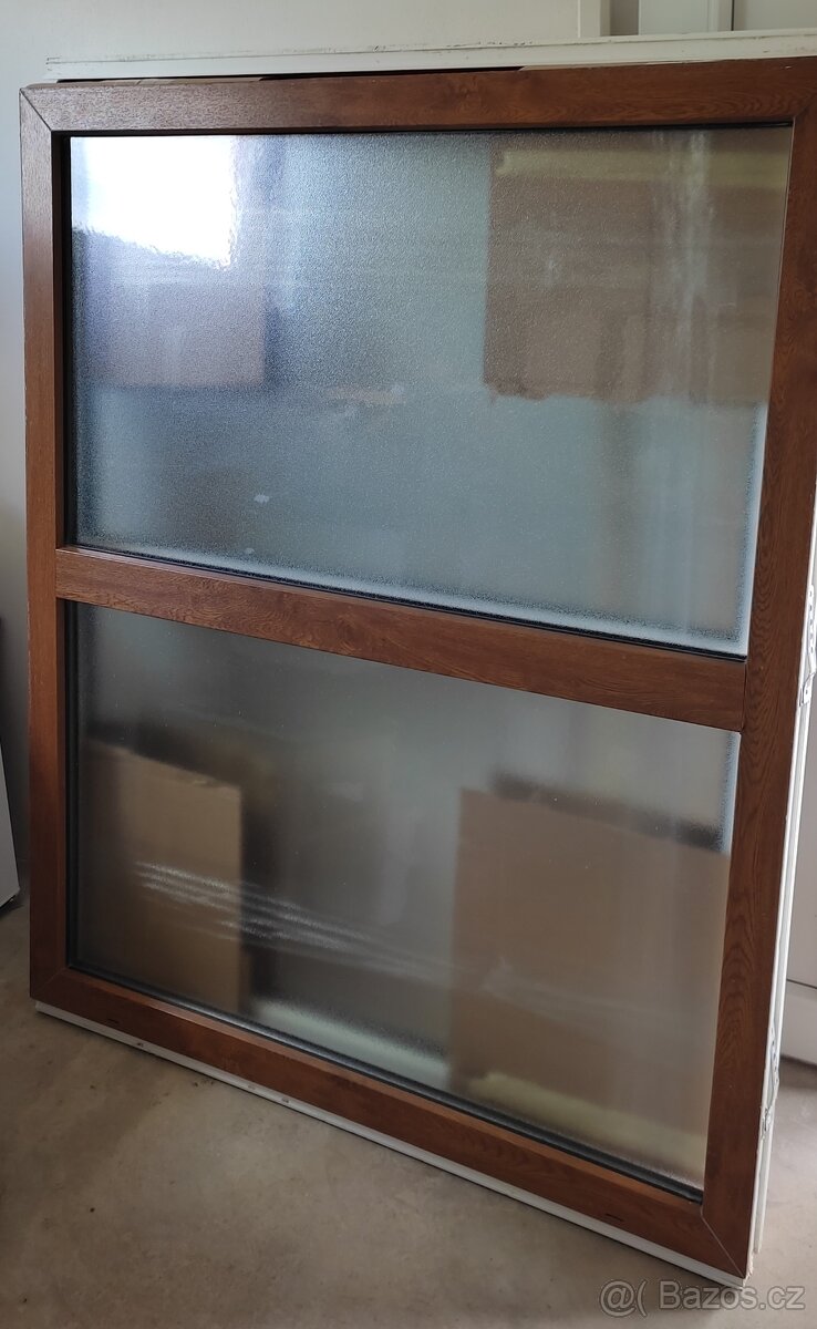 Okno 1300x1570 mm - Zlatý dub/Bílá - 8