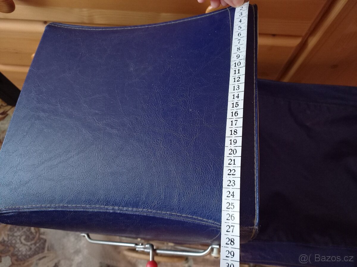 Retro starožitný kočárek pro panenky se sklápěcí střechou - 8